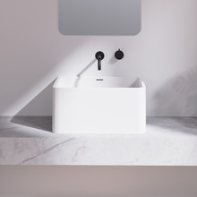 Vision 550mm Matte White Above Counter Basin
